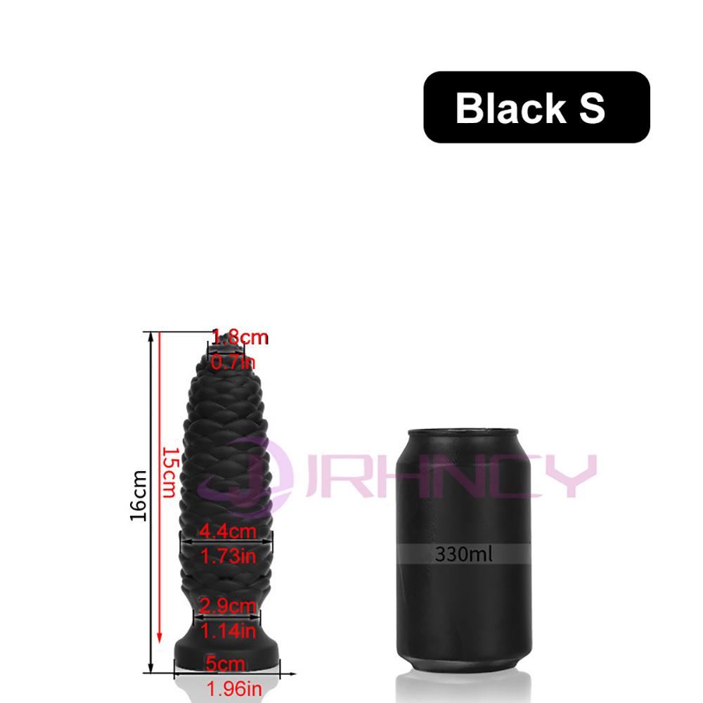 XS-XXL Strobile Anal Plug Sex Toys for Women Men Big Butt Plug Soft Platinum Liquid Silicone Anal Dildos Prostate Massage