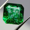 Natural Colombian Emerald Emerald Cut 9 Carat Green CERTIFIED Loose Gemstone A-3888a