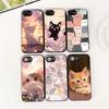 Cover for Samsung Galaxy S10 S8 S9 Plus A33 A34 A31 70 A71 A72 Note 20 9 8 S10E Casing Phone Case Cartoon Cat Meow Kitten