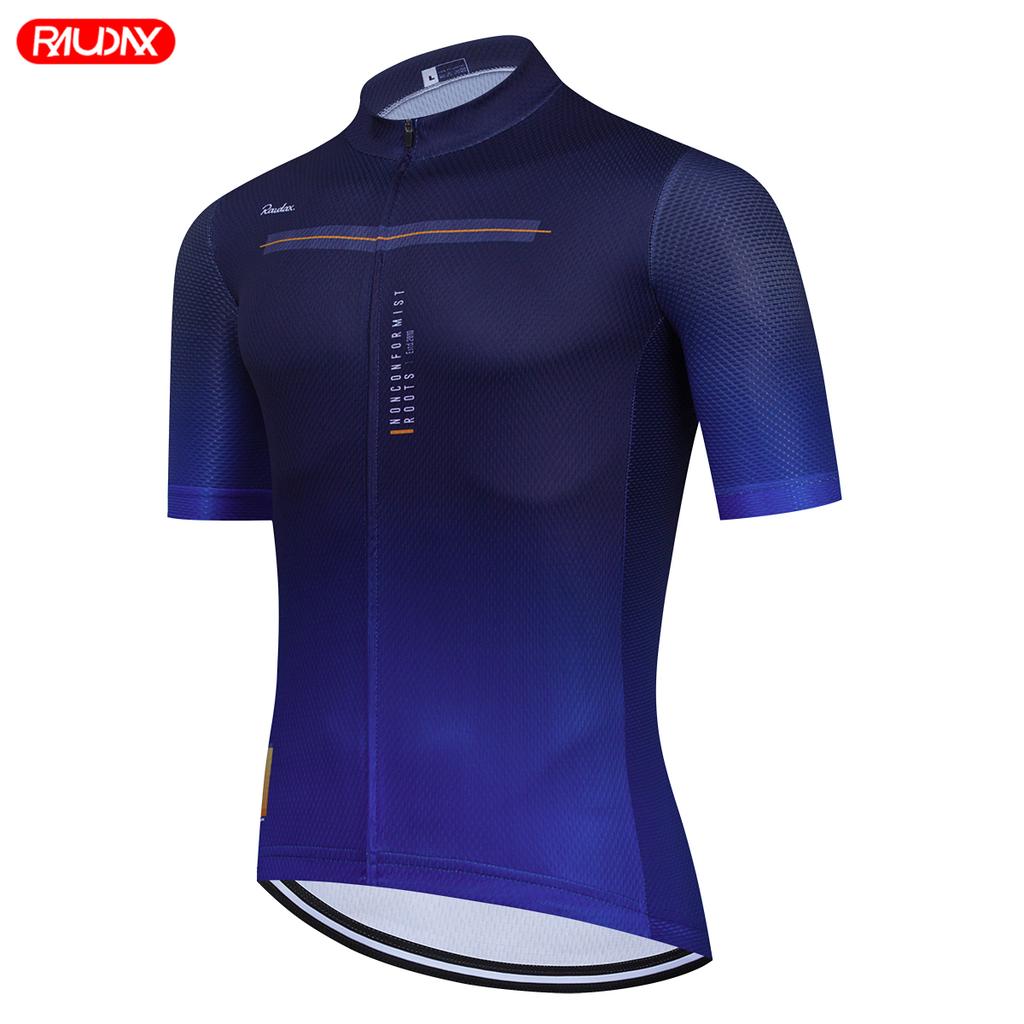2026 Raudax Road Bike Jersey Set Men Cycling Clothing Summer MTB Team Clothes Short Sleeve Uniform Triathlon Skinsuit Ropa De Hombre