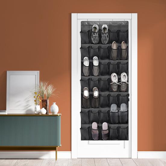 Shoe Holder Over-the-Door Storage Bag Large Rack Hanging Shoe Organizer