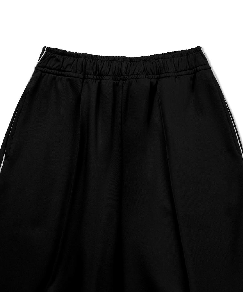 Michikoleondeonkosino Lace-Trimmed Jersey Pants Black