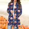 Women's Cardigan Coat,Christmas Cardigan Open Front Long Sleeve Sweater Coat Casual Jacket
