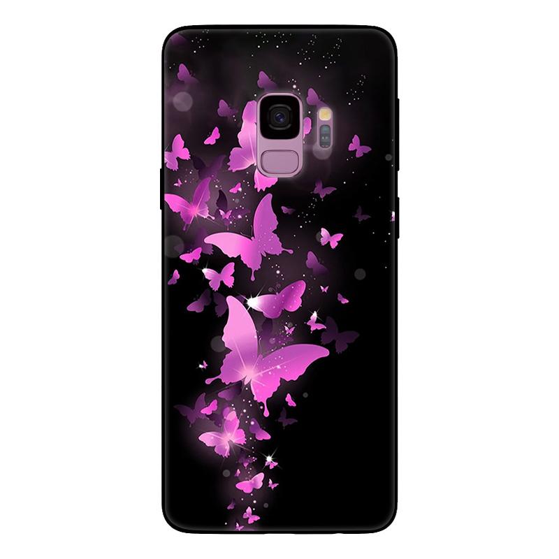 For Samsung Galaxy S9 Plus Case SM-G965F G965 S9Plus Marble Painted Soft Matte Silicone Back Cover For Samsung S9 S9+ Full Shell