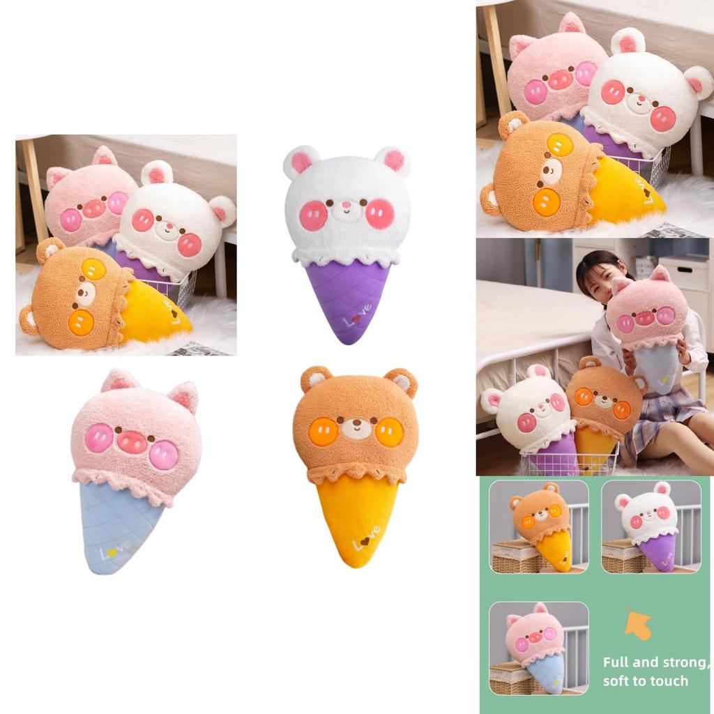 Sweet Dream Ice Cream Plush Pillow For Girls