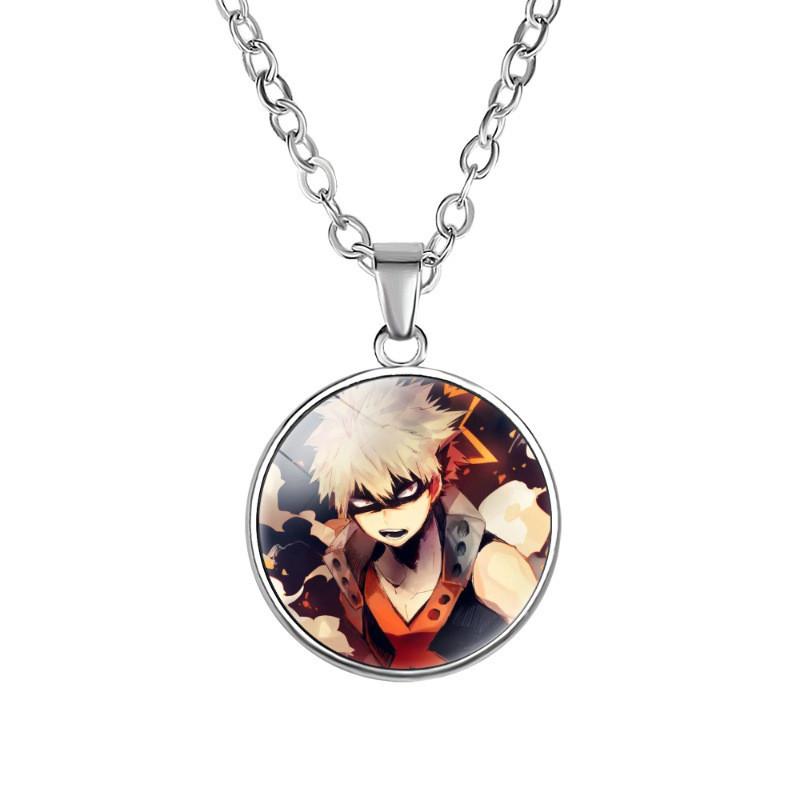 My Hero Academia Pendant Necklace Handmade Alloy Cartoon Character Jewelry