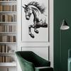 Realistic Horse Wall Sticker Kids Room Bedroom Background Decoration Self-Adhesive Home Decor Wall Art