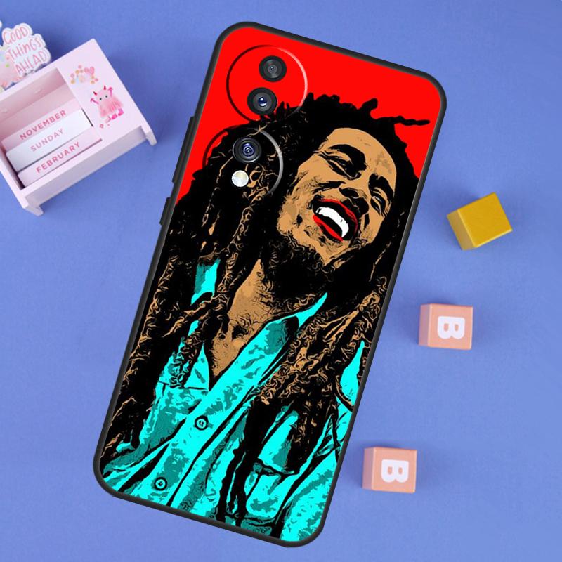 

Bob Marley Case For Honor X9d X9a X9b X9c X8b X8c Win RT 200 400 Pro 70 90 Magic 7 Lite 5 6 8 Pro Cover Honor Magic5 Lite