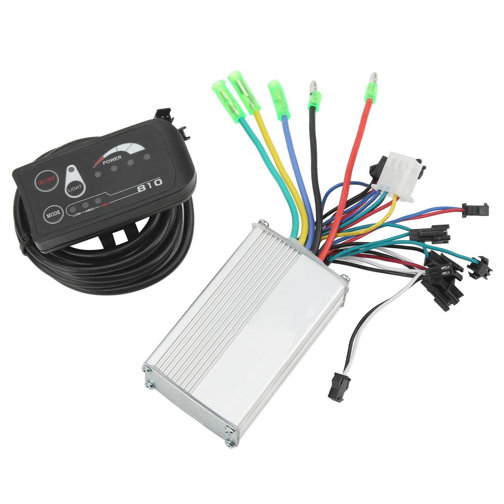 36V 250W 350W Electric Bike Brushless Motor Controller with 810LED Panel for Bike Retrofit