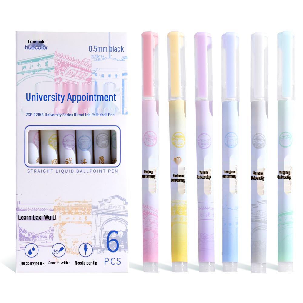 True Color University Promise Rollerball Pen: Ideal for Students, Problem-Solving, and Signing Documents