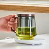 GIANXI Glass Tea Cup With Wood Handle Chinese Heat Resistant Puer Filter Cups High Quality And Convenient Kung Fu Tea Cup Set