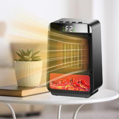 Adaptateur de prise UE créatif pour radiateur de cheminée électrique pour chambre à coucher intérieure et bureau