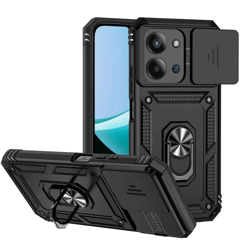 

Для Xiaomi Redmi 15C 5G 173мм Чохол Броня Слайдер Захист Об єктива Чохол для Телефону Для Redmi15C Redmy 15C 15 C 5G Магнітний Тримач Кільце Кришка Redmi 15C (173mm) чорний