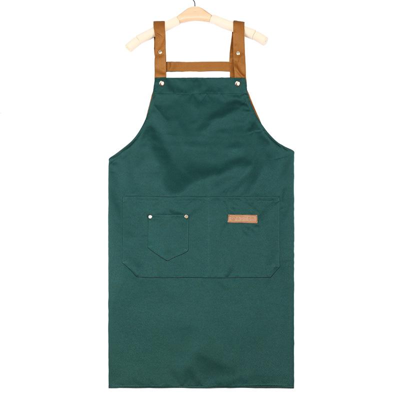 Aventais de Cozinha para Cozinhar Respiráveis Resistentes ao Desgaste Aventais de Cintura Adulto Anti-Incrustantes Macios Roupas de Trabalho para Restaurante Casa