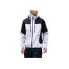 Anta Outdoor Series Storm Armor Color Block Zipper Hooded Comfortable Versatile Casual Waterproof Jacket Men Jacket Snow-White 152516607-1