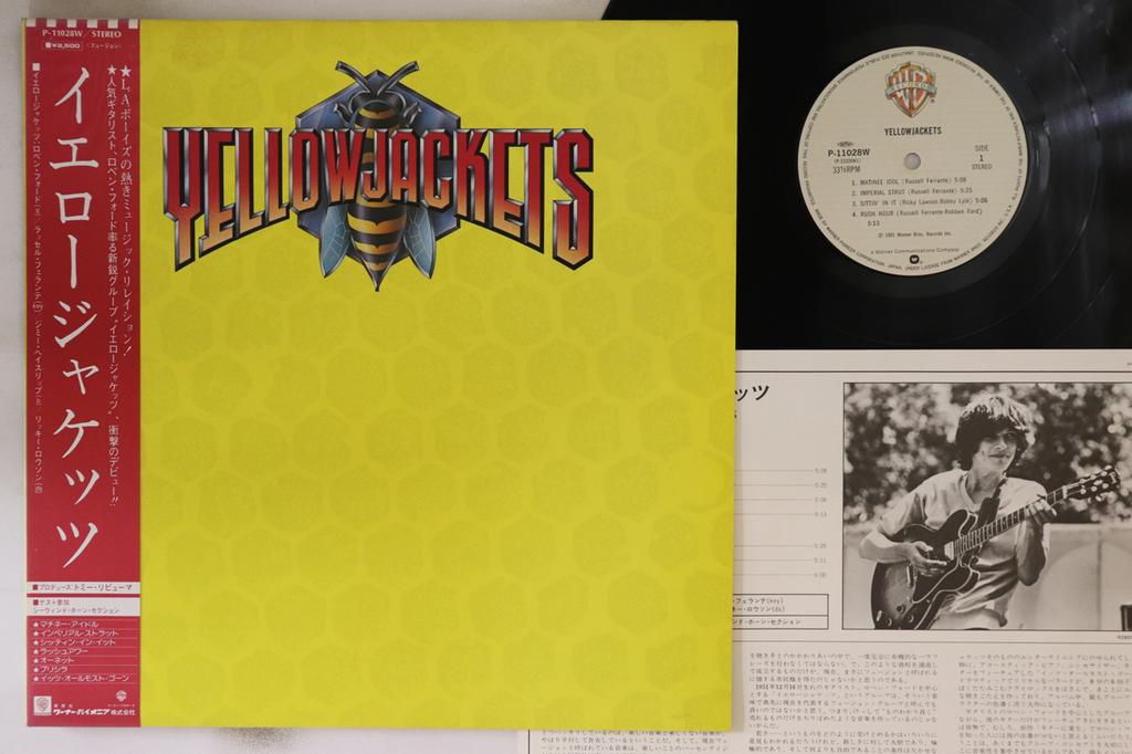 LP Record YELLOWJASKETS - Yelllowjackets (with Roben Ford) P11028W WARNER BROS 1981 Japan Obi Jazz Used