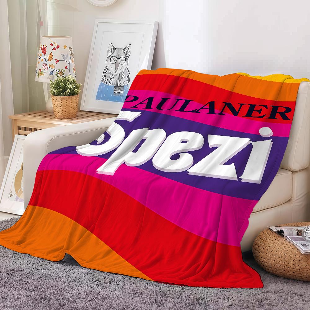 

Fashion P-Paulaner S-Spezi Blanket Warm And Soft Suitable For Bedroom Living Room Sofa Bed Office Travel Camping 30x40in