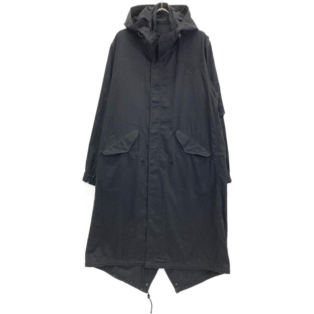 Yohji Yamamoto POUR HOMME 22Stainless Steel HG-C12-056 Black Moss Coat coat 2 blackUsed