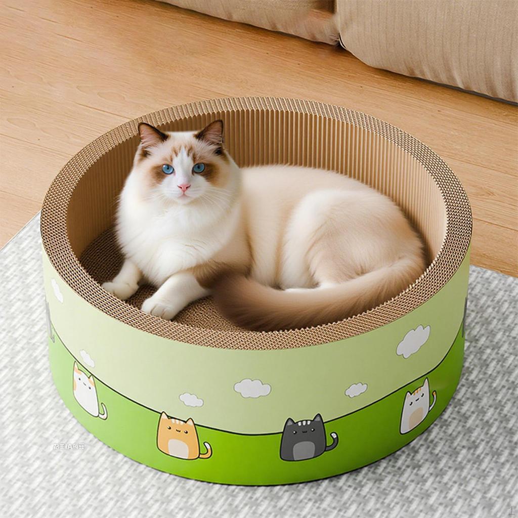 Cat Scratch Bed, Pet Supplies, Breathable, Corrugated Cardboard, Scratching Pad, Nest,