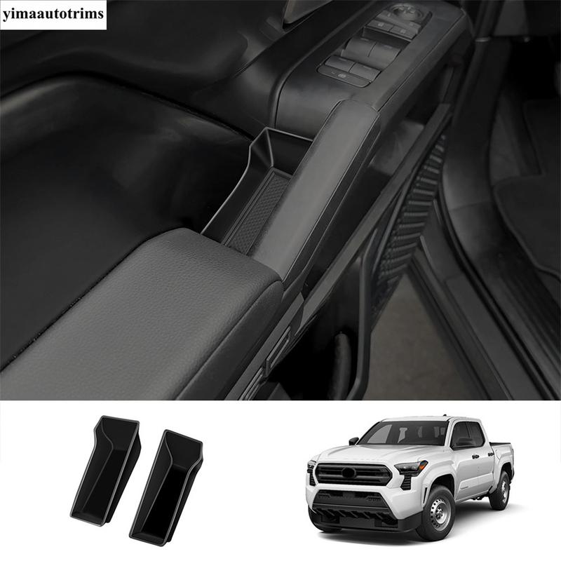 Car Door Storage Box / Dashboard trument Container Holder Tray Organizer Accessories Interior For Toyota Tacoma 2024 2025