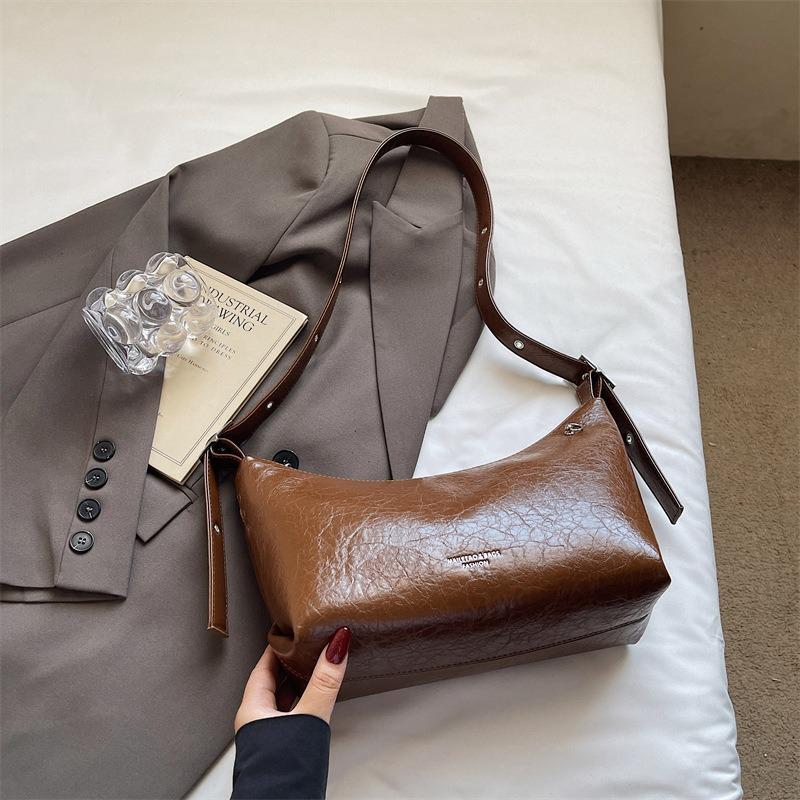 High-end Fashion Underarm Bag Women's New Commuter Shoulder Bag Casual Messenger Dumpling Bag