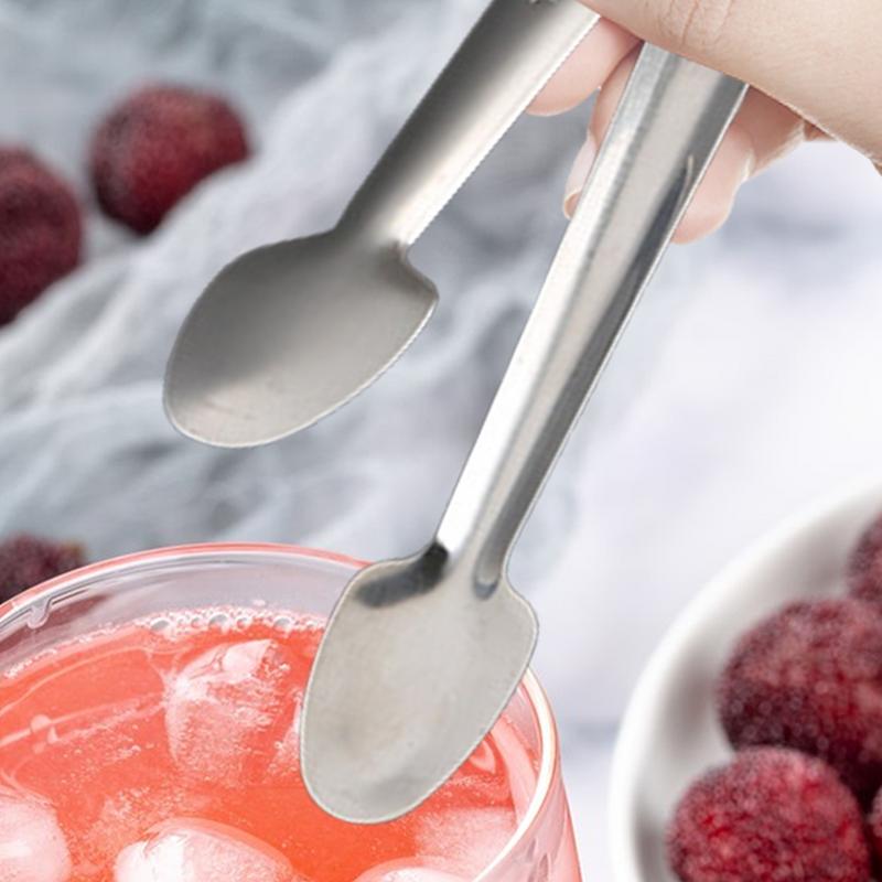 Food Serving Tongs Stainless Steel Appetizers Tongs Kitchen Utensils Catering Clips For Coffee Bar Pantry Buffet Restaurant