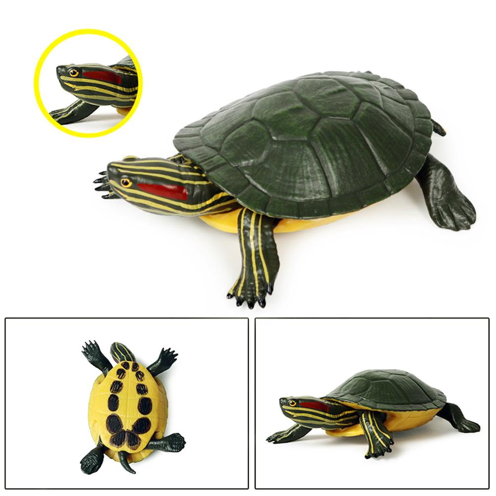 5.5inch Brazilian Red-Eared Slider Turtle Tortoise Animal Toy Action PVC Figure Galapagos Tortoise Giant Tortoise Turtle Figure