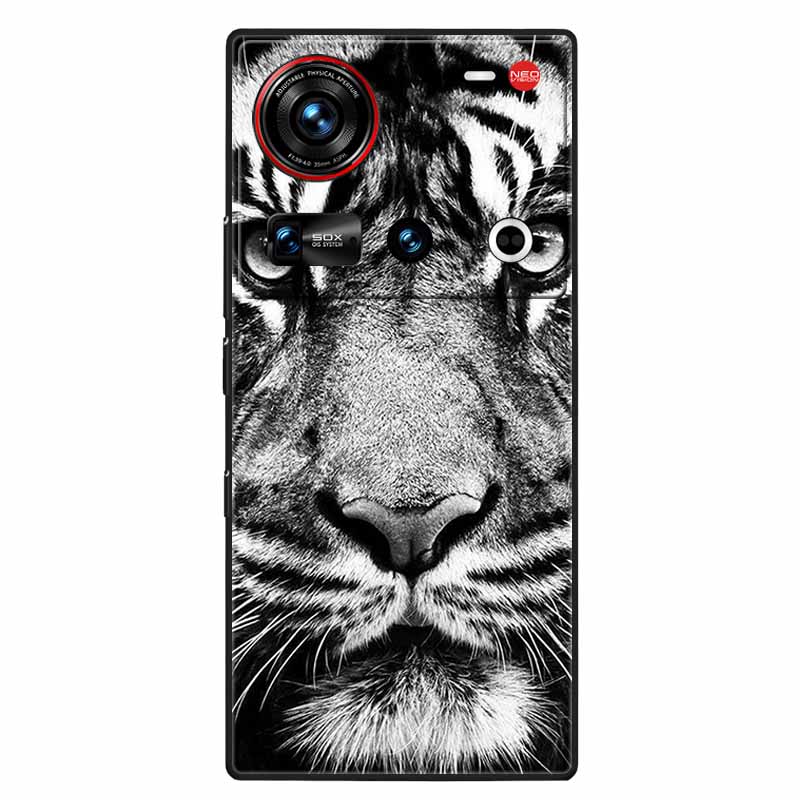 For ZTE Nubia Z70 Ultra 5G Case 6.85'' Black Silicone TPU Soft Phone Cover for Nubia Z70 Ultra Protective Back Shells Z 70 Ultra