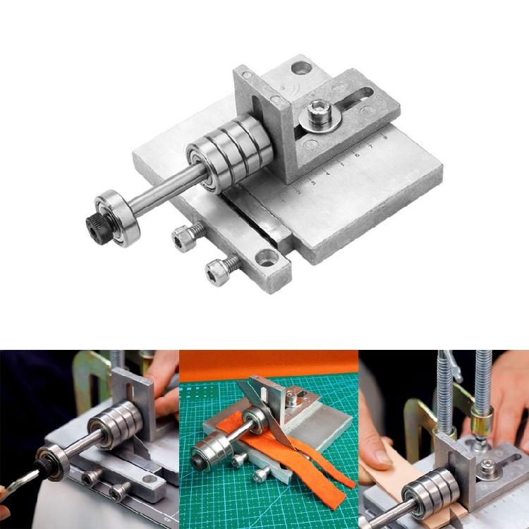 Leather Belt Cutting Tool with C-Clamp, Replacements and Wrenches