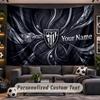 Athletic Bilbao FC Personalized Tapestry Support Custom Name, Wall Art Home Decoration