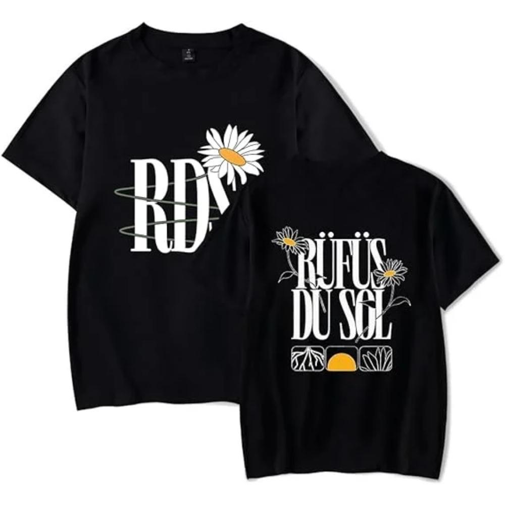 

Rufus Du Sol Tshirt RDS Merch for Men and Women Casual Fans Tees Short Sleeve Tops S