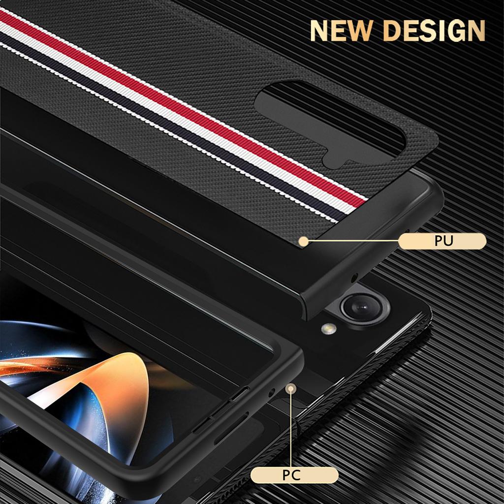 Staubdichte Carbonfaser Coque Hülle für Samsung Galaxy Z Fold 6 5 5G Fold5 Fold6 Fold4 Fold3 Fold 3 4 Beste Schutzhülle