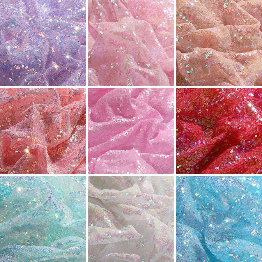 

Красочная ткань с блестками, блестящая блестящая ткань, оптовая продажа для свадебной вечеринки, сценическая одежда, домашний материал для украшения своими руками