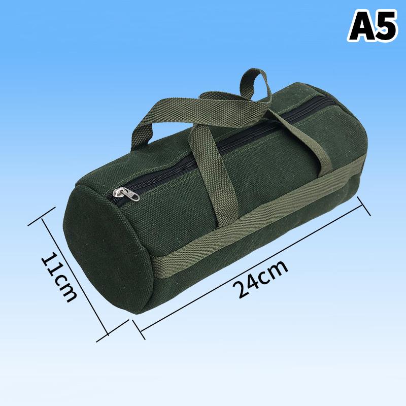 Durable Thicker Canvas Tool Bag Screwdriver Tools Packaging Large Capacity Repair Storage Pouch Electrical Tool Organizer