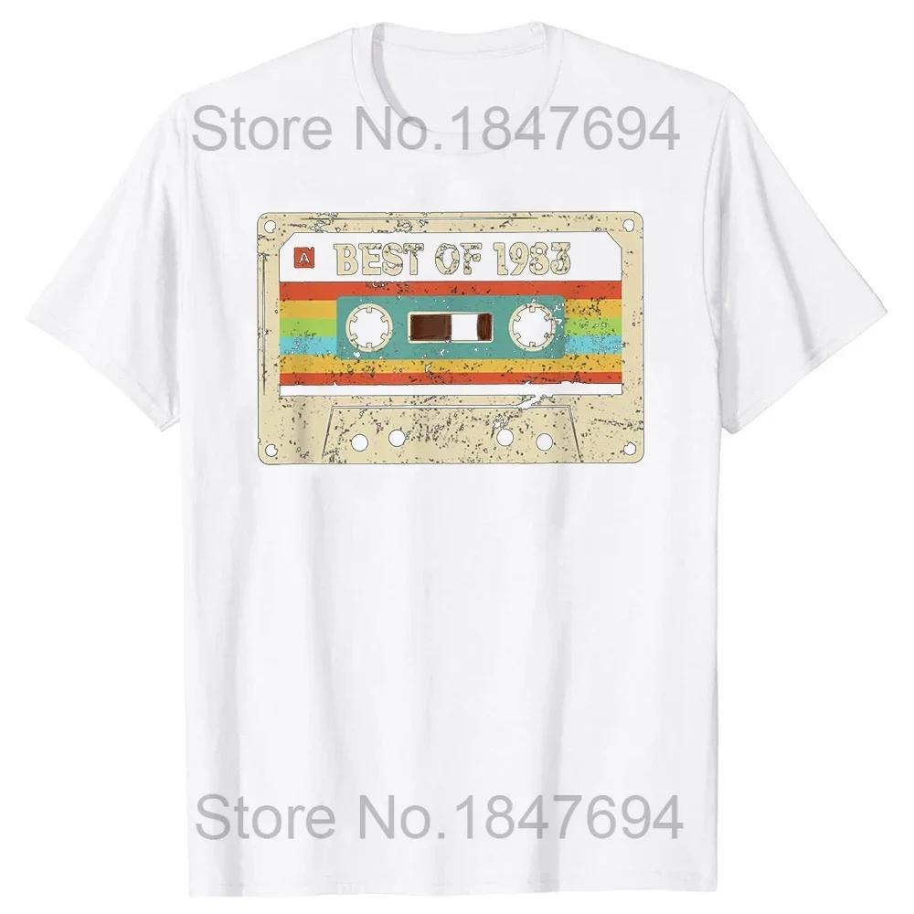 Classic 1983 Retro Birthday T Shirt for Men and Women Old Gifts Vintage 1983 Limited Edition Father Days TShirt Cotton Tees