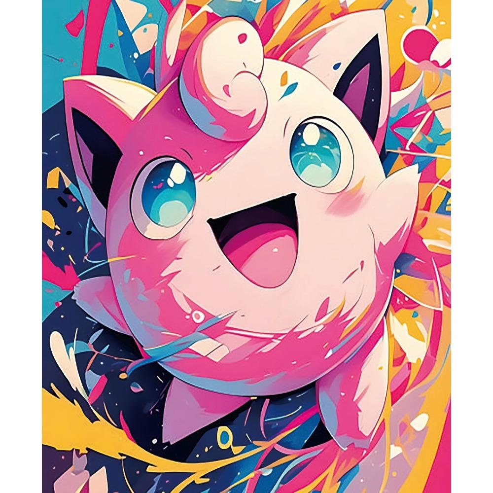Pokemon Home Decoration Canvas Painting HD Anime Colorful Poster Figure Squirtle Gengar Pikachu Charmander Wall Art Picture Gift