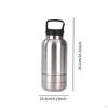 Dog Water Bottle with Handle And 2 Bowls for Food Travel