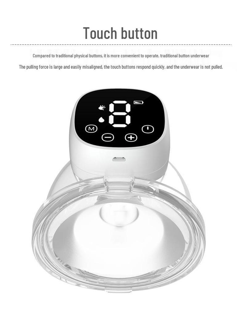 Hands-Free Wearable Electric Breast Pump - Portable, Fully Automatic Milk Collector