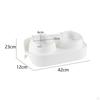 Cat Food And Water Elevators, Non-Slip Leaning Pet Dishes, Feeder Bowl