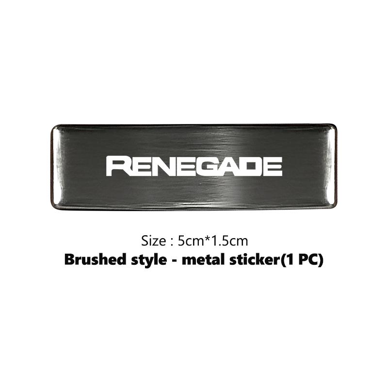 3D Metal Sticker Car Logo Rear Trunk Body Emblem Stickers Decal For Jeep Grand Cherokee Patriot Renegade Compass Wrangler AMR1
