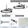 UFO LED High Bay Light 100W 200W 300W EU Stock 220V Waterproof Lamp for Workshop Stadium Supermarket Warehouse Garage Parking
