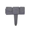1PC Plastic Garden Edging Border Imitation Stone Fence Panels Patio Outdoor Barrier DIY Lawn Yard Landscape Plant Fence  Decor