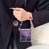 Case for Samsung Galaxy Z Flip 7 6 5 4 3 Magsafe with Detachable Charm Bracelet and Magnetic Adsorption Shockproof Cover Phone Bumpers