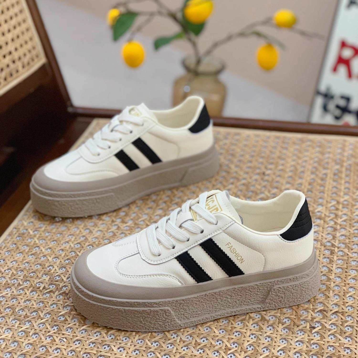 

Обувь женская осенняя новая универсальная дышащая спортивная обувь на платформе, повседневная 40 бежевый