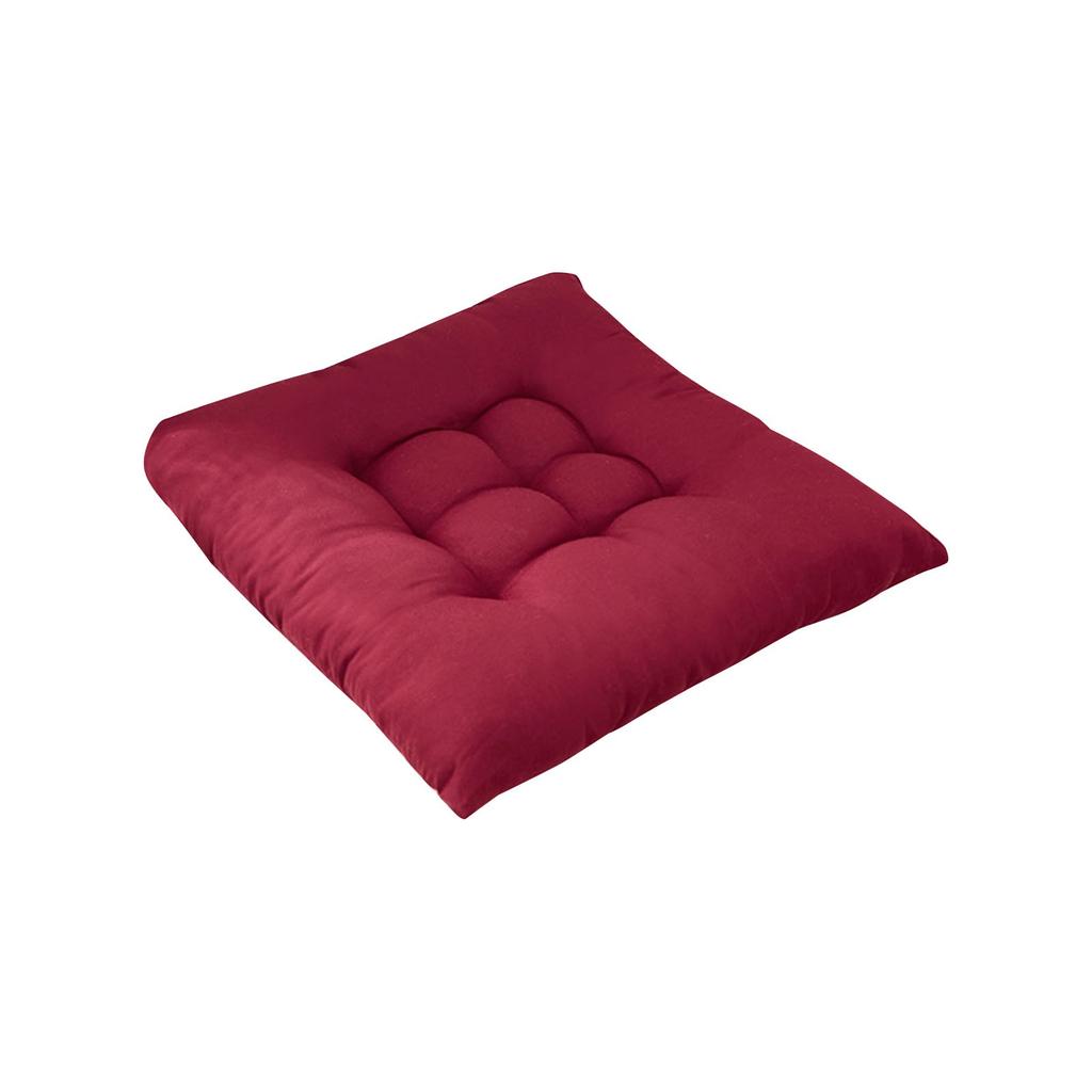 Comfortable Square Floor Cushion Thick, Soft, and Durable for Home, Office, or Outdoor Use Navy Blue, 20 Inch