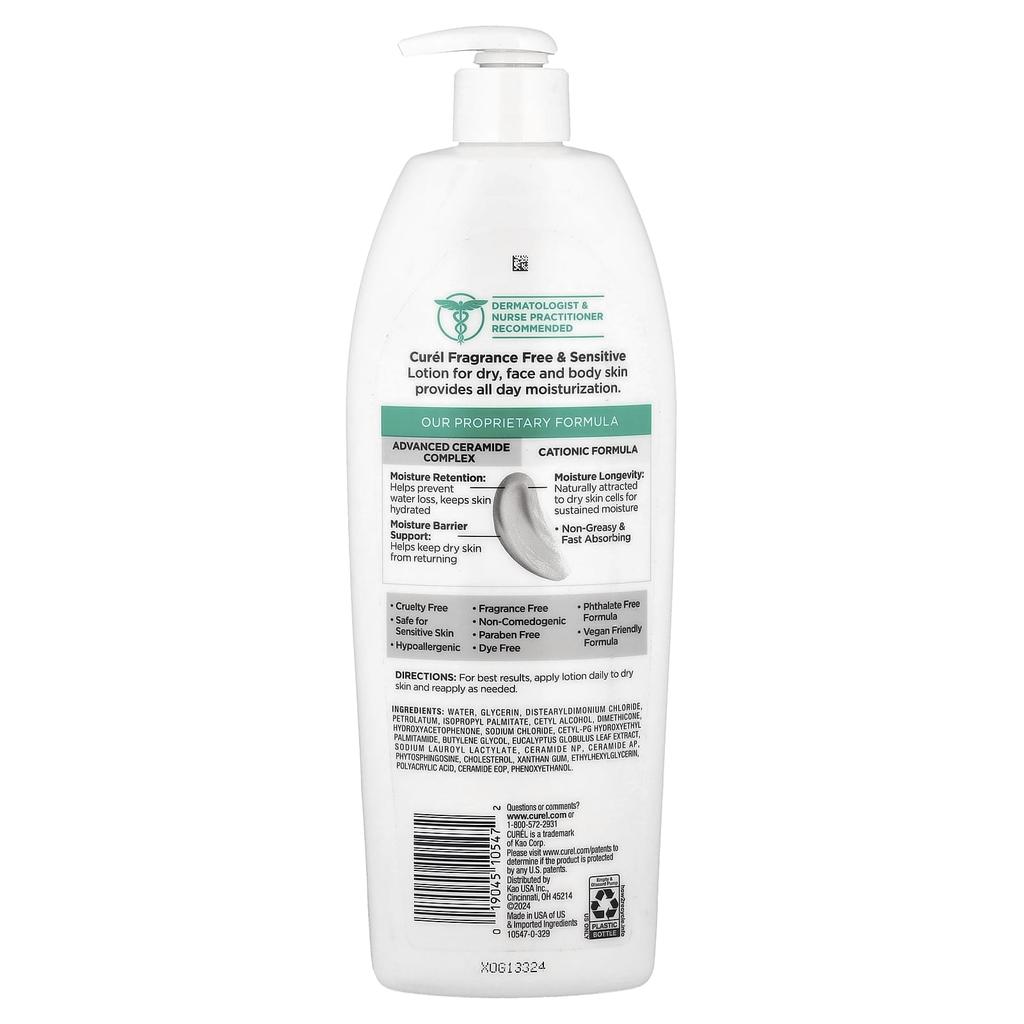 Unscented, Comforting Lotion for Dry and Sensitive Skin, 20 Fl Oz (591 Ml)