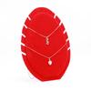 High-quality Black Red Velvet, White PU Leather Jewelry Display Stand Necklace Pendant Jewelry Storage and Display Props