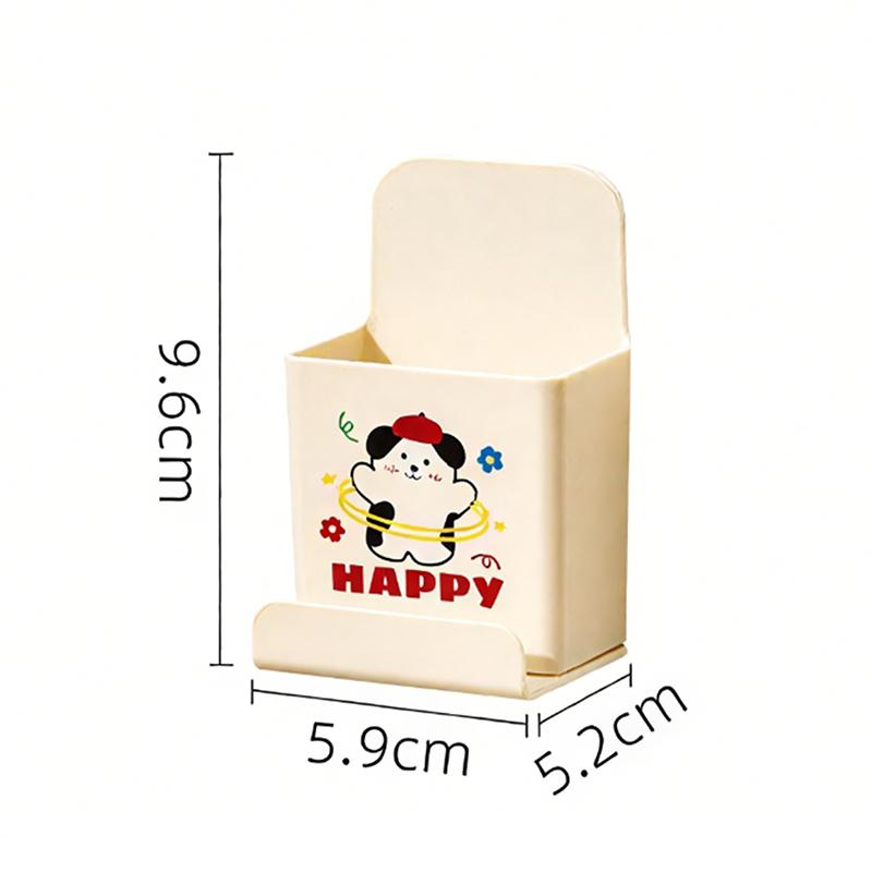 

Dopamine Wall Mounted Remote Control Storage Box Air Conditioner Tv Remote Control Punch Free Organizer Mobile Phone Plug Holder