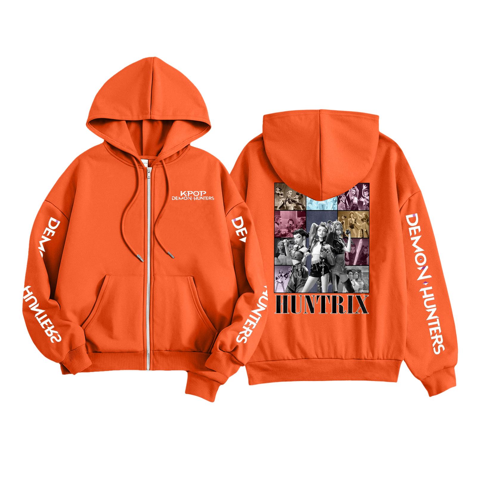 

Детская мода Женская легкая толстовка с длинным рукавом на молнии Толстовка с принтом и карманами 140