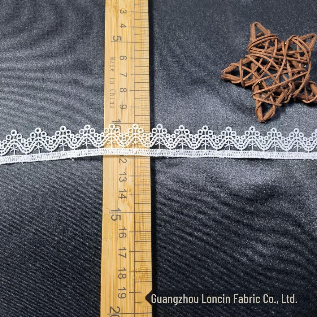 Dantelă de mătase din lapte solubilă în apă pentru broderie de perne, perdele și rochii de mireasă